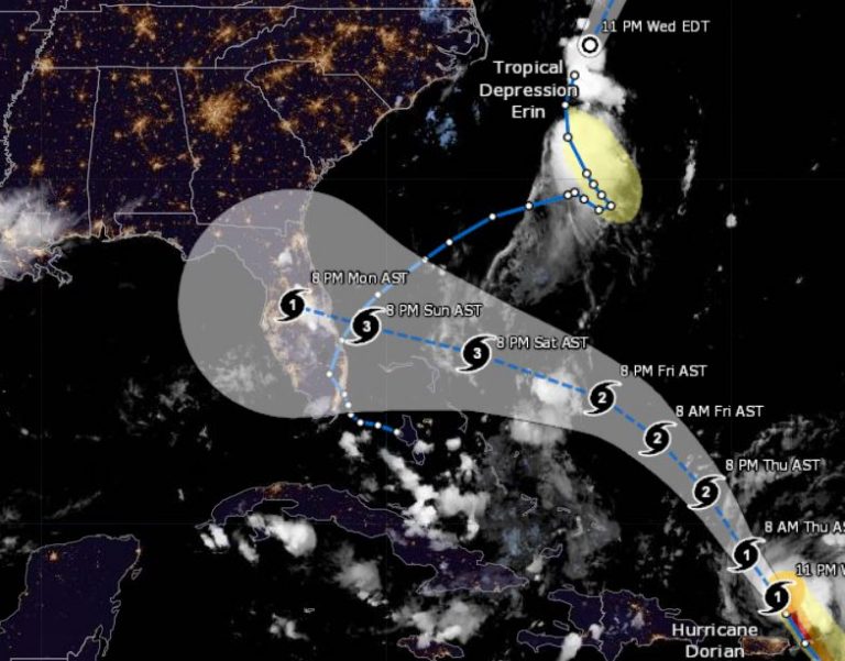 Hurricane Dorian midnight update