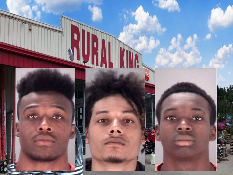 Warrants issued for three Rural King gun thieves