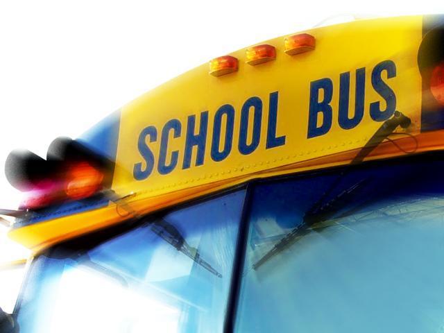 Driver dead after slamming into the rear of a school bus
