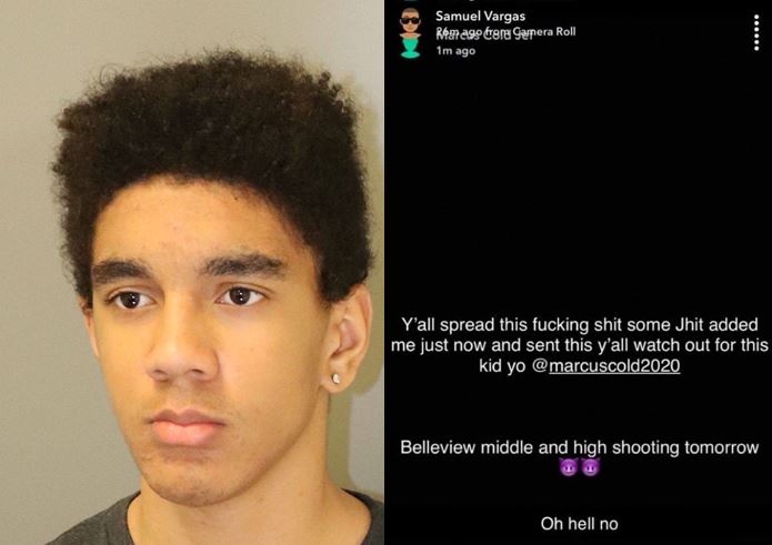 Deniro Elliot Levarity, ocala news, shooting at school, threats to belleview middle