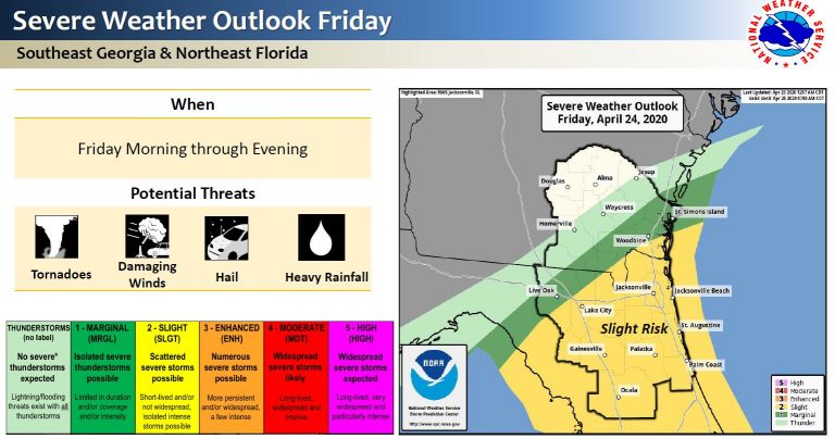 Severe weather alert for Northeast Florida, tornado watch underway