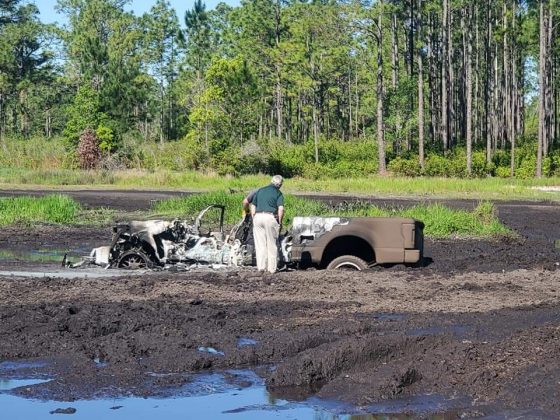 florida highlands, truck burned, ocala news, ocala post