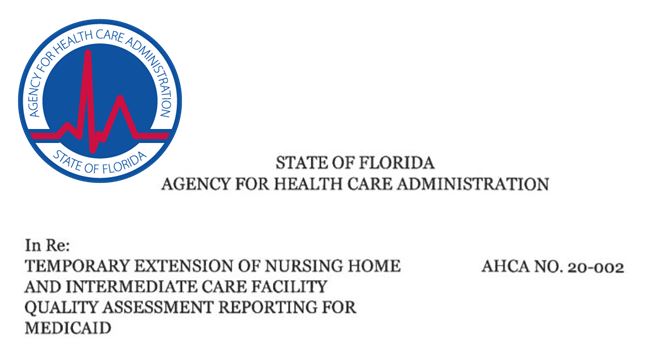 Temporarily suspension, nursing home and Intermediate Care Facility assessment payments