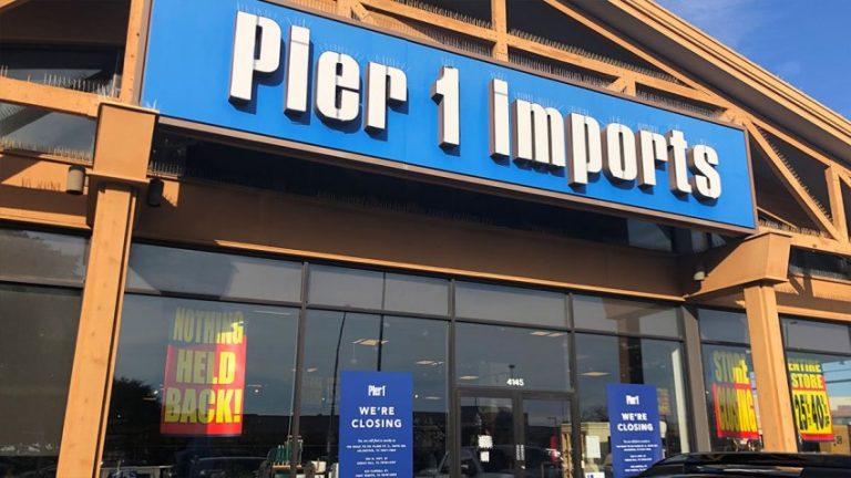 Pier 1 going out of business, closing all stores