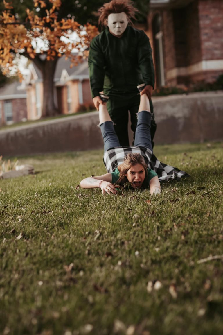 She thought it was just a Halloween photo shoot, it was much more