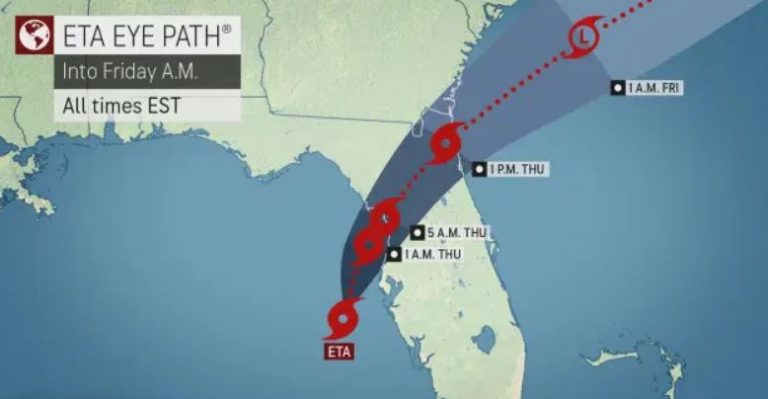 National Weather Service Tropical Storm ETA update