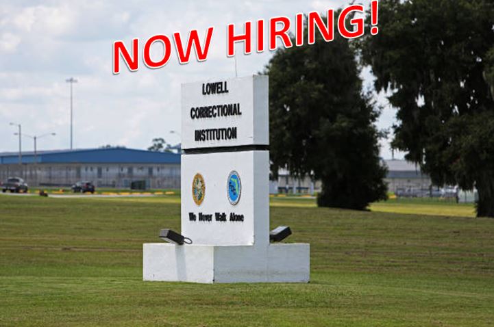 Lowell Correctional Institution now hiring certified and non-certified correctional officers
