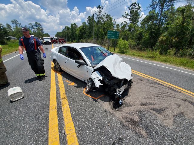 FHP: Man on the run after he fled from accident on foot, two injured