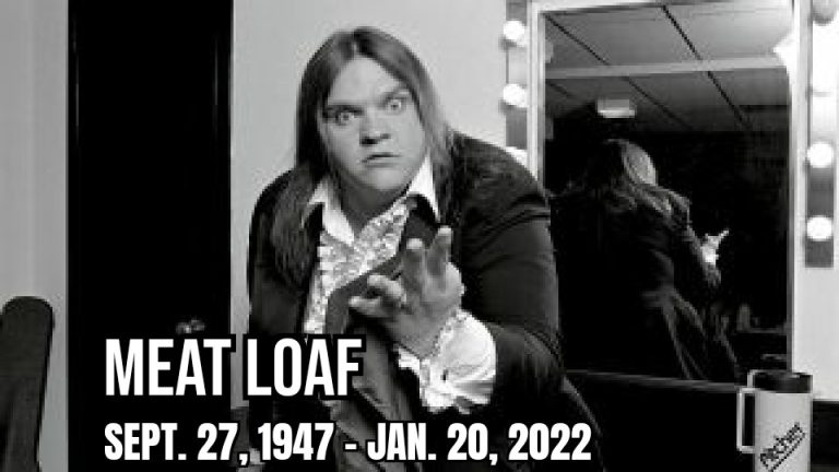 Another great one lost: Rocker Meat Loaf, real name Marvin Lee Aday, has died