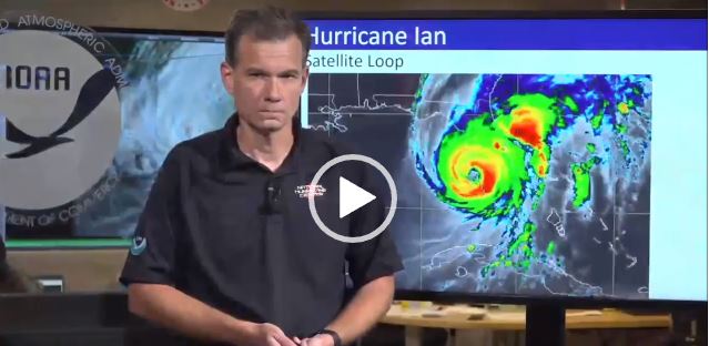 Hurricae Ian update as it batters the Florida peninsula