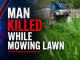 ocala news, ocala post, man killed mowing grass
